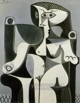 Mujer sentada Jacqueline 1962 cubista Pablo Picasso Pinturas al óleo